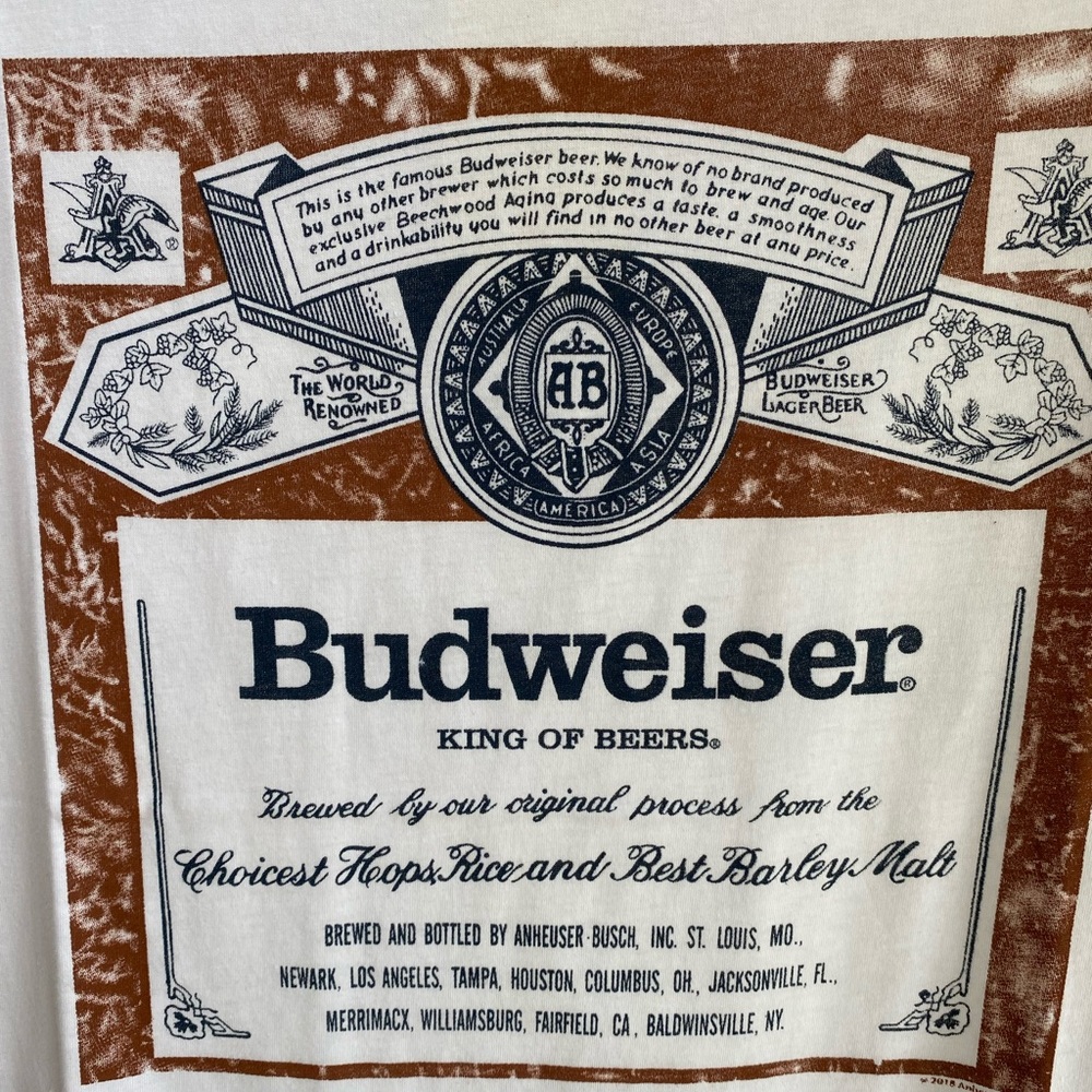 Budweiser Beer Ad 90’s Graphic Tee - Picture 10 of 11